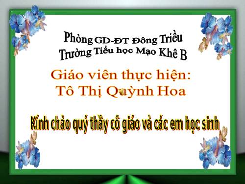 Bài 55. Thú (tiếp theo)