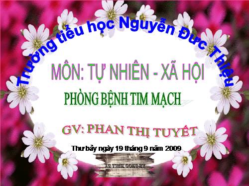 Bài 9. Phòng bệnh tim mạch