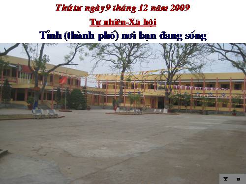 Bài 27-28. Tỉnh (thành phố) nơi bạn đang sống