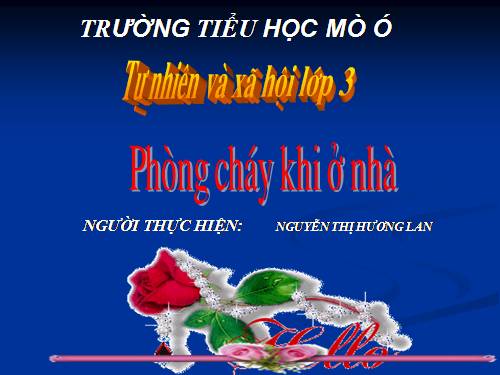 Bài 23. Phòng cháy khi ở nhà