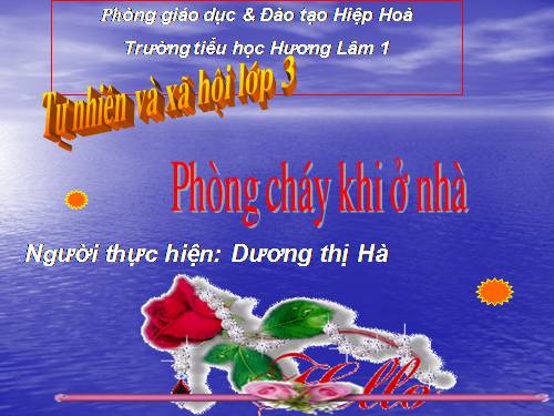 Bài 23. Phòng cháy khi ở nhà