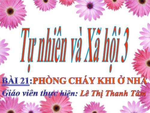 Bài 23. Phòng cháy khi ở nhà