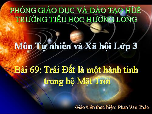 Bài 61. Trái Đất là một hành tinh trong hệ Mặt Trời