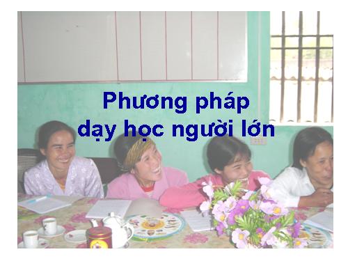 Phương pháp dạy học người lớn