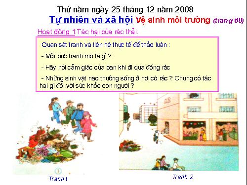 Bài 36. Vệ sinh môi trường