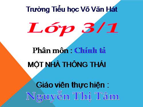 Tuần 22. Nghe-viết: Một nhà thông thái