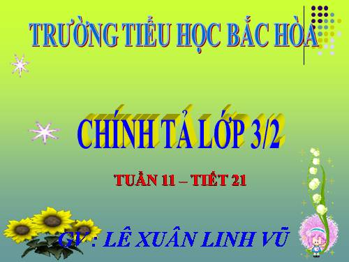 Tuần 11. Nghe-viết: Tiếng hò trên sông