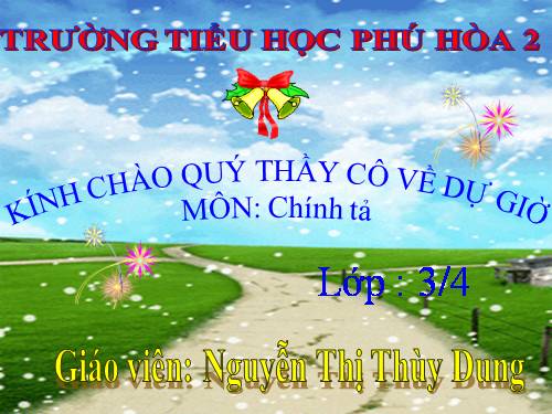 Tuần 10. Nghe-viết: Quê hương