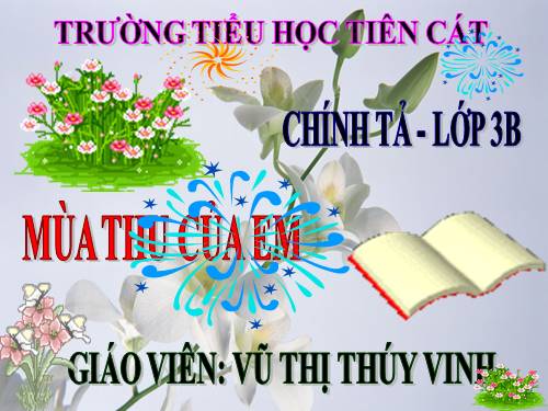 Tuần 5. Tập chép: Mùa thu của em