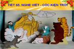 Tuần 33. Nghe-viết: Cóc kiện Trời