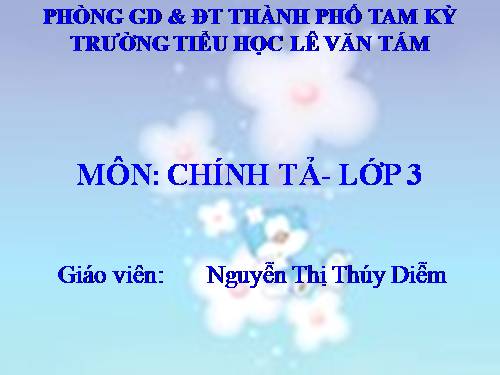 Tuần 17. Nghe-viết: Vầng trăng quê em