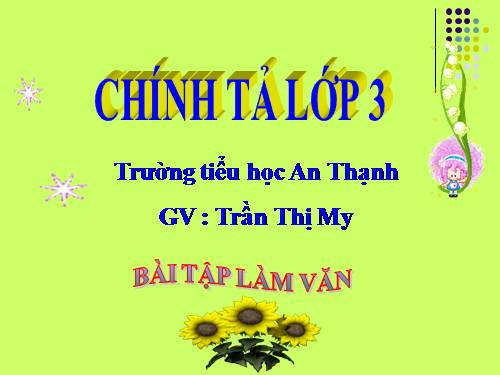 Tuần 6. Nghe-viết: Bài tập làm văn