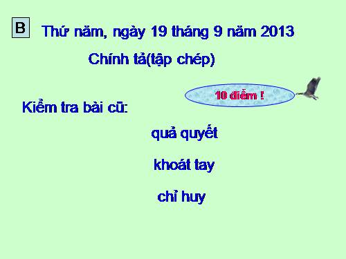 Tuần 5. Tập chép: Mùa thu của em