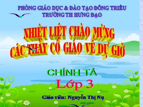 Tuần 20. Nghe-viết: Ở lại với chiến khu