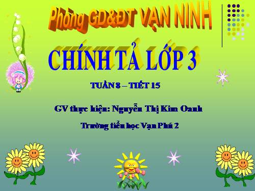 Tuần 8. Nghe-viết: Các em nhỏ và cụ già