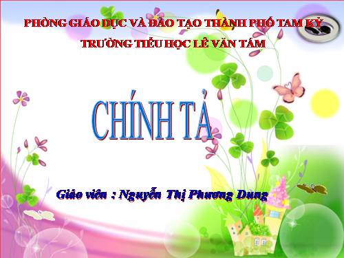 Tuần 8. Nghe-viết: Các em nhỏ và cụ già