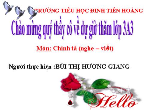 Tuần 16. Nghe-viết: Đôi bạn