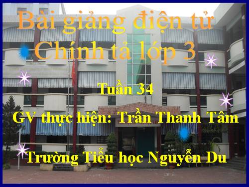 Tuần 34. Nghe-viết: Dòng suối thức