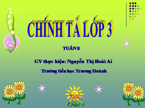 Tuần 8. Nghe-viết: Các em nhỏ và cụ già