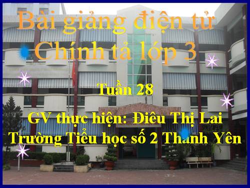 Tuần 28. Nghe-viết: Cuộc chạy đua trong rừng