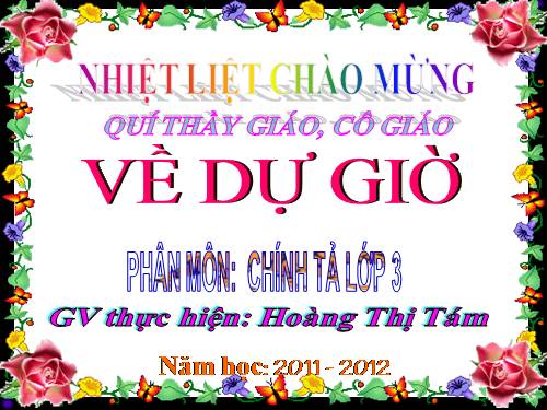 Tuần 25. Nghe-viết: Hội vật