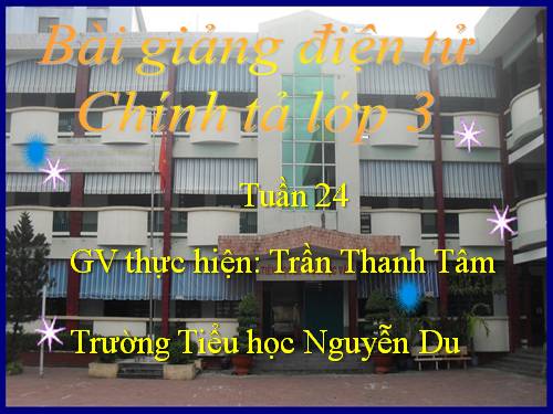 Tuần 24. Nghe-viết: Tiếng đàn