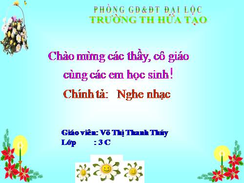 Tuần 23. Nghe-viết: Nghe nhạc