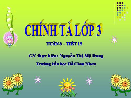 Tuần 8. Nghe-viết: Các em nhỏ và cụ già