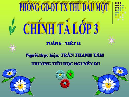 Tuần 6. Nghe-viết: Bài tập làm văn