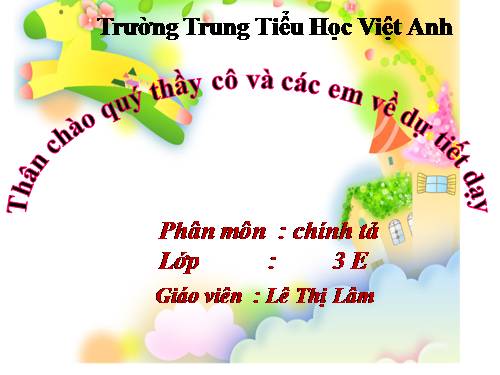 Tuần 17. Nghe-viết: Vầng trăng quê em