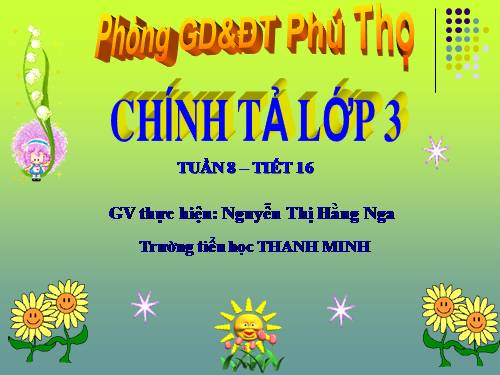 Tuần 8. Nhớ-viết: Tiếng ru