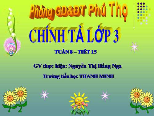 Tuần 8. Nghe-viết: Các em nhỏ và cụ già