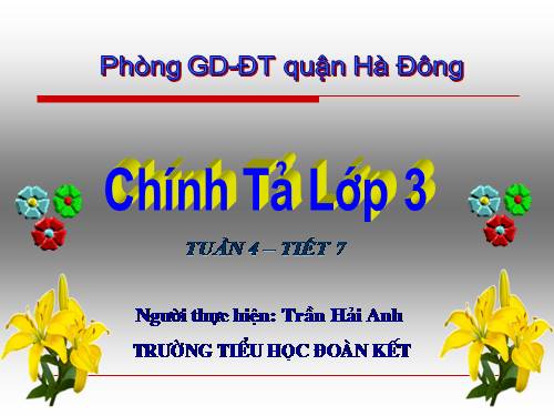 Tuần 4. Nghe-viết: Người mẹ