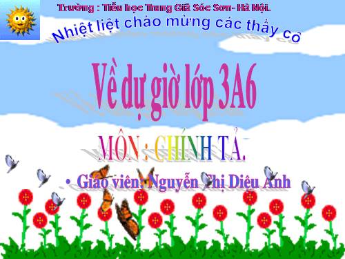 Tuần 10. Nghe-viết: Quê hương