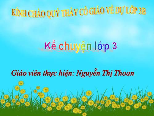 Tuần 8. Các em nhỏ và cụ già