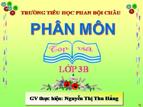 Tuần 25. Ôn chữ hoa: S