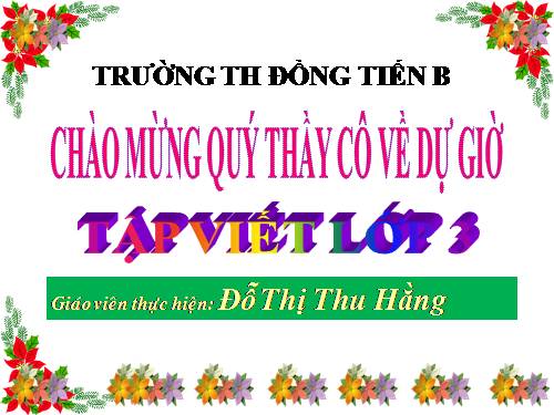 Tuần 15. Ôn chữ hoa: L