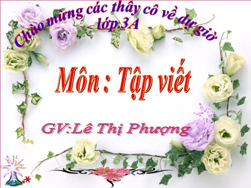 Tuần 12. Ôn chữ hoa: H