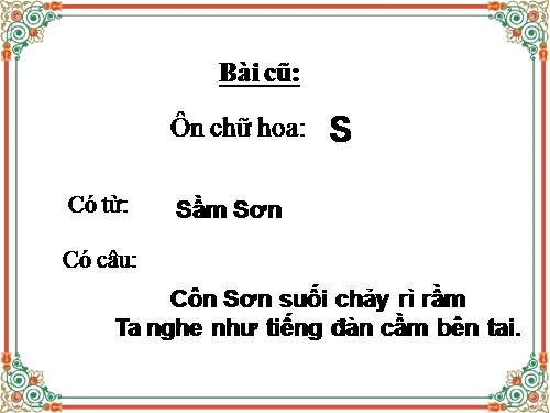 Tuần 26. Ôn chữ hoa: T