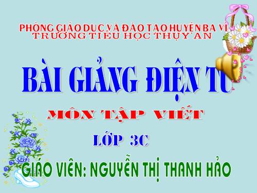 Tuần 8. Ôn chữ hoa: G