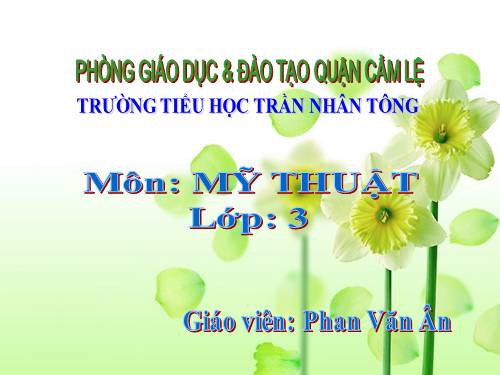 Bài 9. Vẽ màu vào hình có sẵn