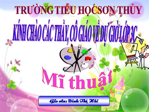 Bài 9. Vẽ màu vào hình có sẵn