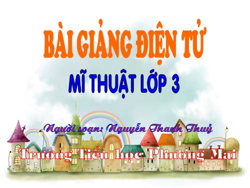 Bài 9. Vẽ màu vào hình có sẵn