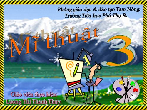 Bài 16. Vẽ màu vào hình có sẵn