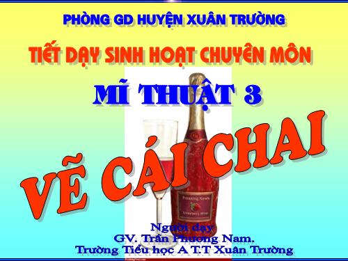 Bài 7. Vẽ cái chai