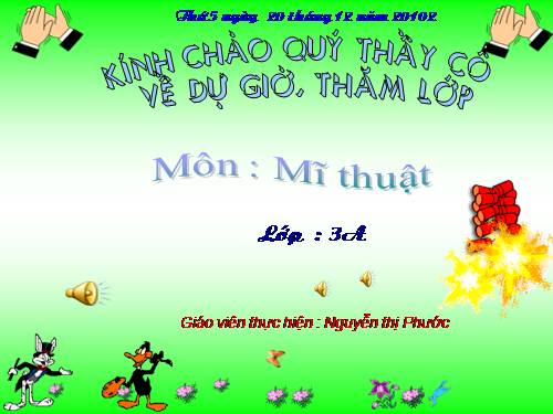 Bài 16. Vẽ màu vào hình có sẵn