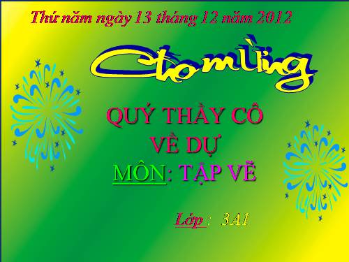 Bài 9. Vẽ màu vào hình có sẵn