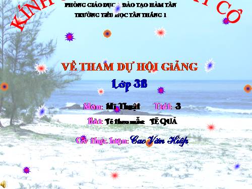 Bài 3. Vẽ quả