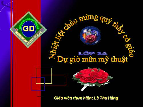 Bài 9. Vẽ màu vào hình có sẵn