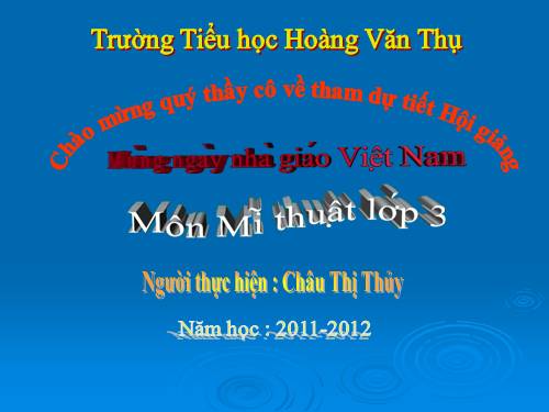 Bài 12. Đề tài Ngày Nhà giáo Việt Nam